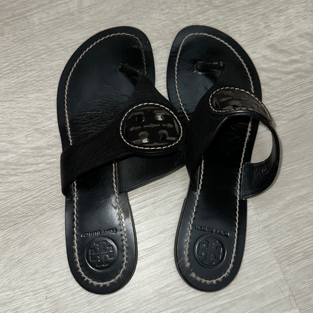 Used Tory Burch black sandal
